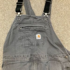 Gray Carhartt overalls